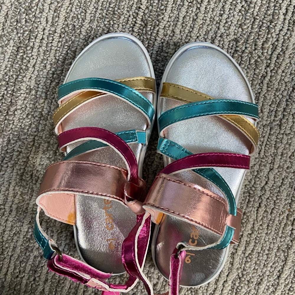 BNWT Carter’s Toddler Girls Strappy Sandals